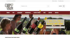 Desktop Screenshot of carpevinum.com.br